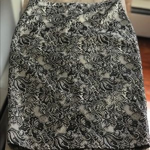 The Limited - Lace Pencil Skirt - size 0